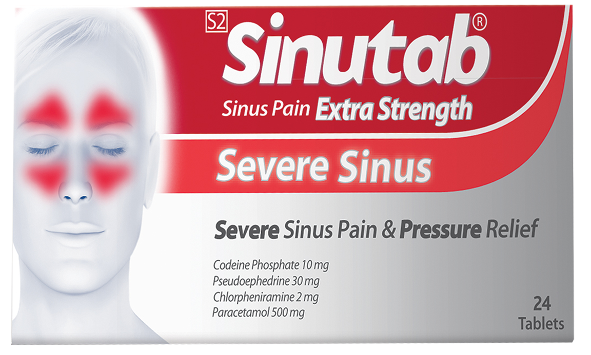 Sinutab Sinus Pain Extra Strength tablets