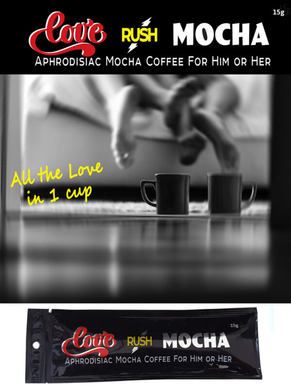 Love RUSH Mocha Coffee For him or her | Sachet