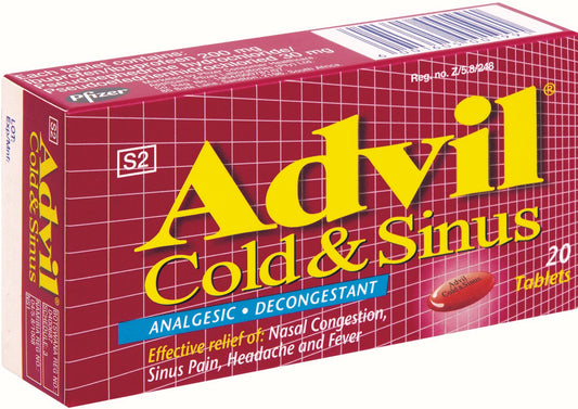 Advil Cold And Sinus tabs