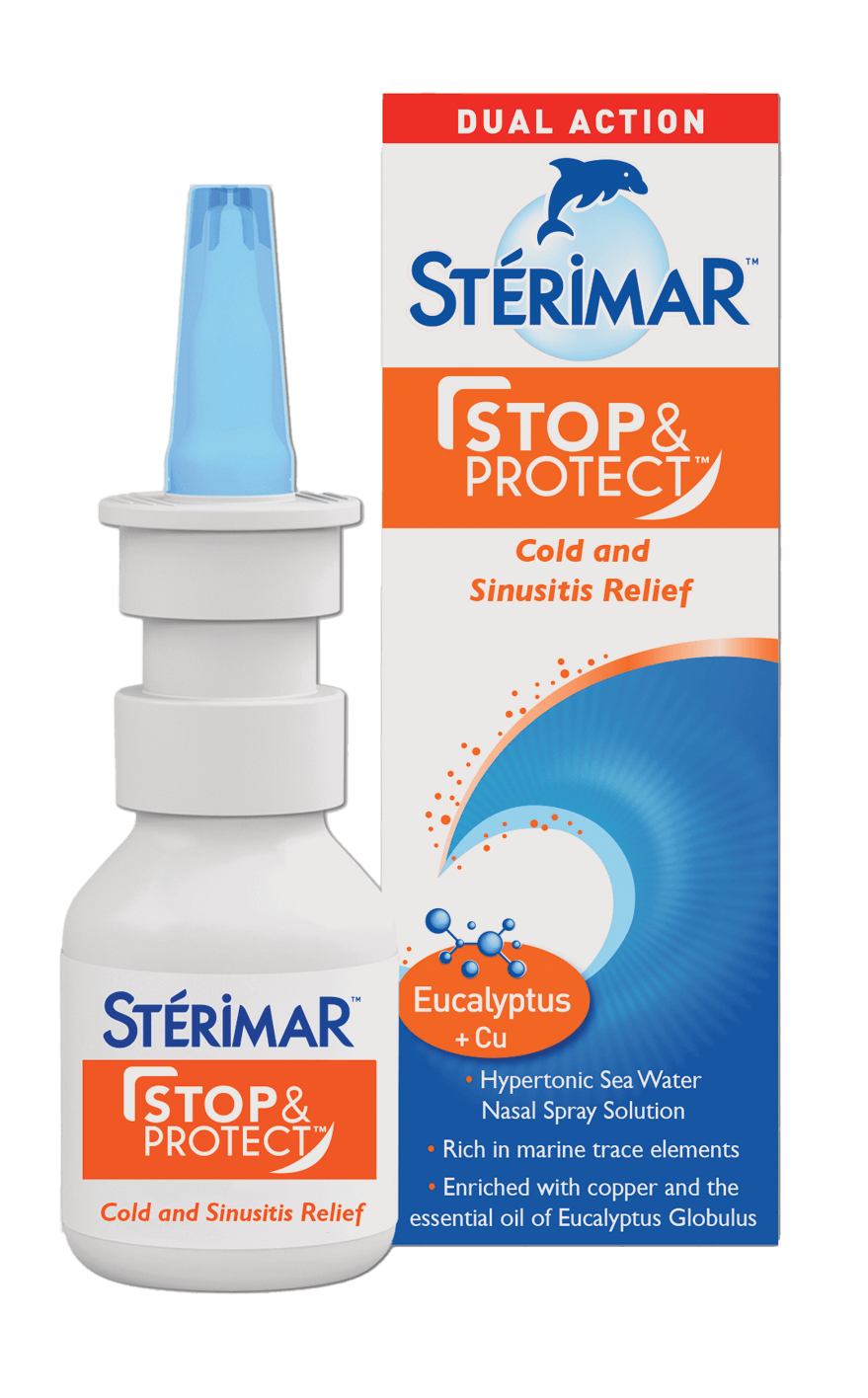 STÉRIMAR™ STOP & PROTECT Cold and Sinusitis Relief spray