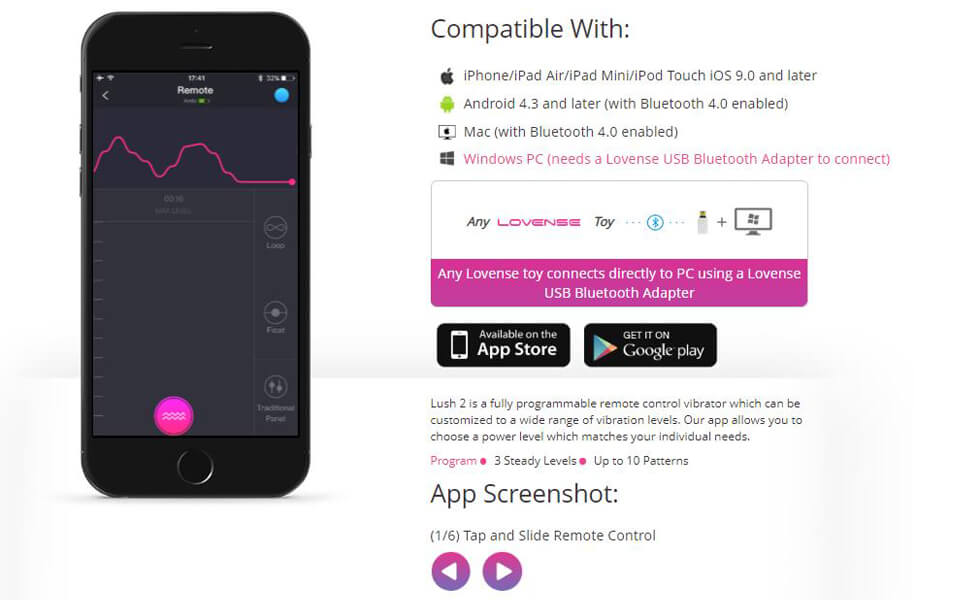 Lovense Lush 3 App Control | Couples Vibrator