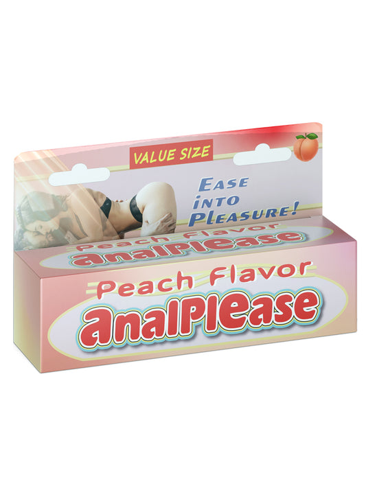 AnalPlease Desensitizer Cream | Peach Flavor 1.5 Oz