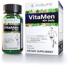 Avalife VitaMen40+ Daily - Multivitamin for Men 40+ Gluten Free, Vegan & Non-GMO - 60 Capsules