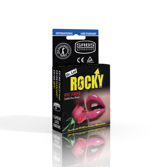 Dr. Lee Rocky Condoms Rose Studded