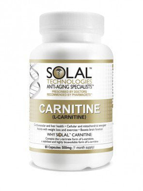 Solal Carnitine (L-Carnitine) 60 Capsules
