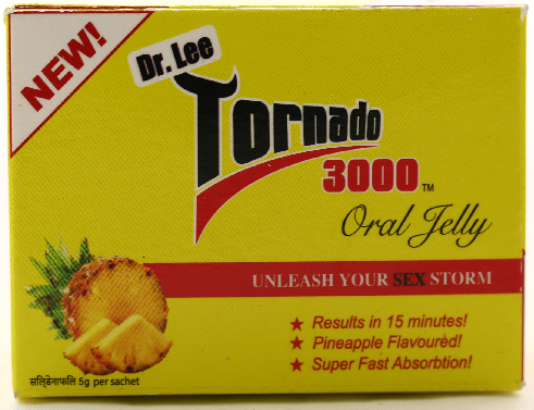 Tornado oral jelly