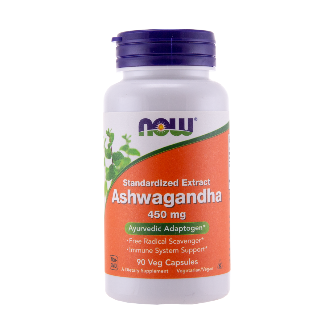 ASHWAGANDHA EXTRACT 450mg CAPS 90's NOW FOODS