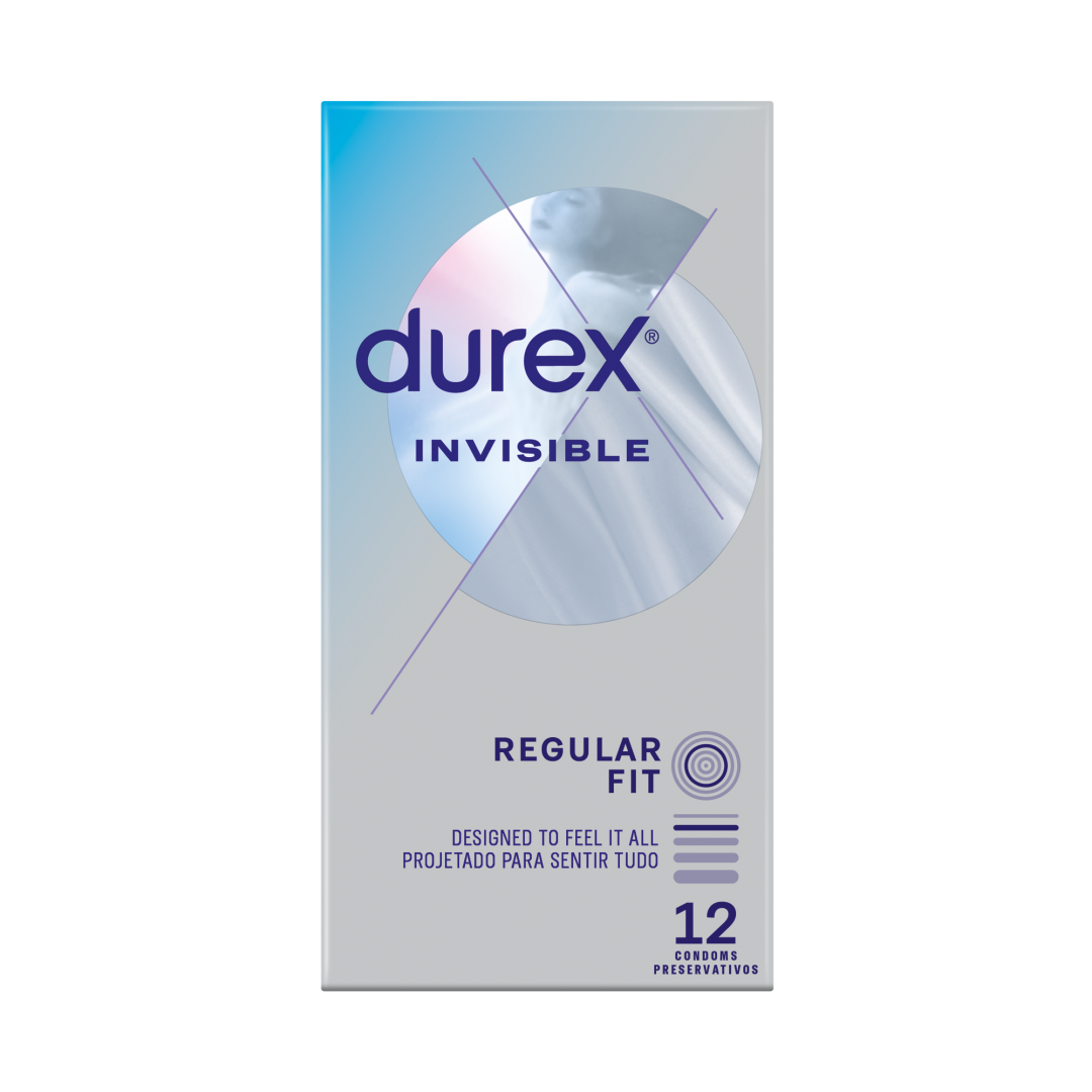 CONDOMS DUREX INVISIBLE REGULAR FIT
