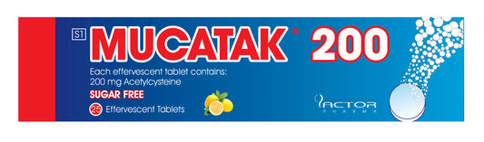 Mucatak 200 Effervescent Tablets