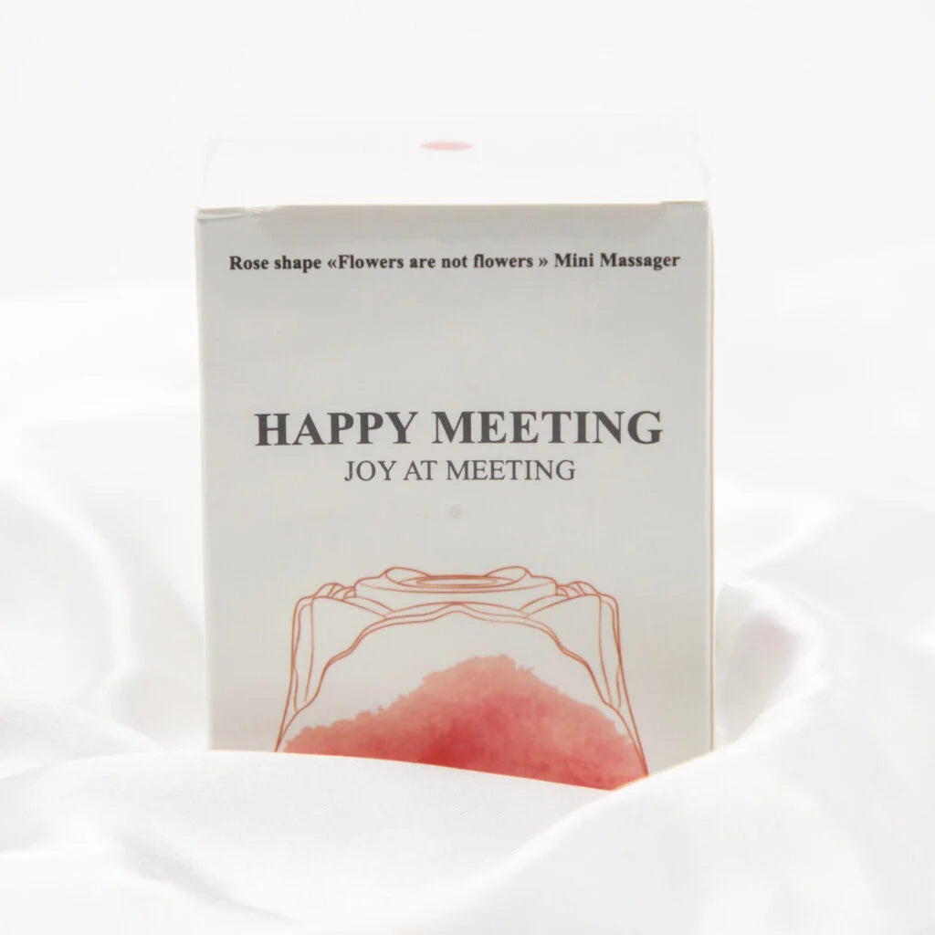 Happy Meeting – Rose Shaped Mini Vibrator for Relaxation and Relief