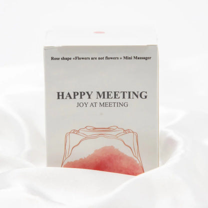 Happy Meeting – Rose Shaped Mini Vibrator for Relaxation and Relief