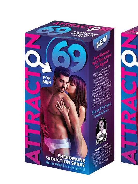Attraction 69 Pheromone Spray for Men