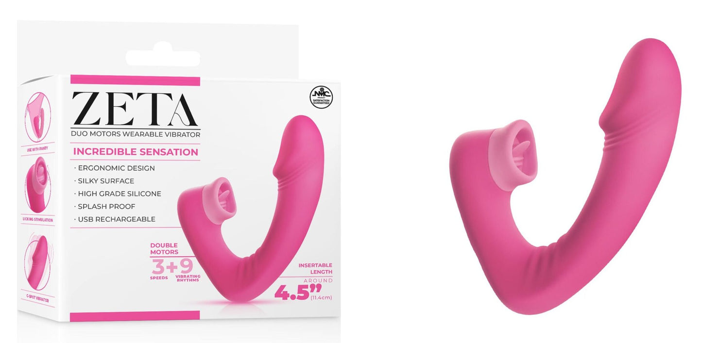 Zeta Duo Motor Wearable Vibrator