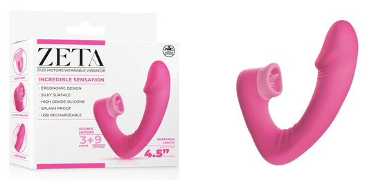 Zeta Duo Motor Wearable Vibrator