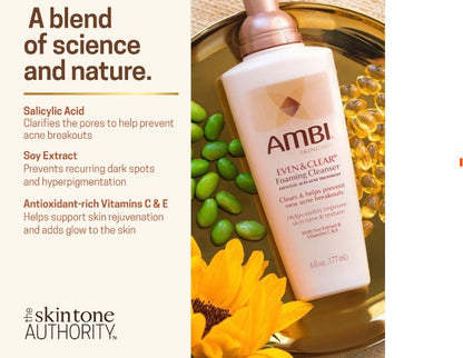 Even & Clear® Gentle Foaming Cleanser